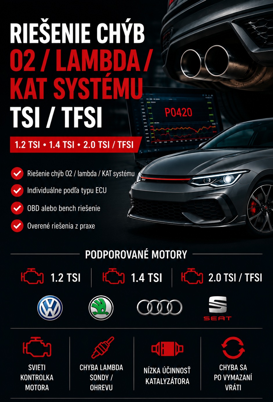 KAT Lambda O2 VAG TSI