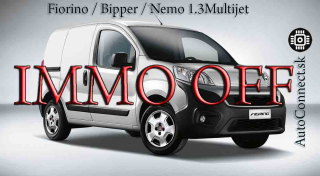 Vypnutie imobilizéra Fiorino Bipper Nemo 1.3MJD